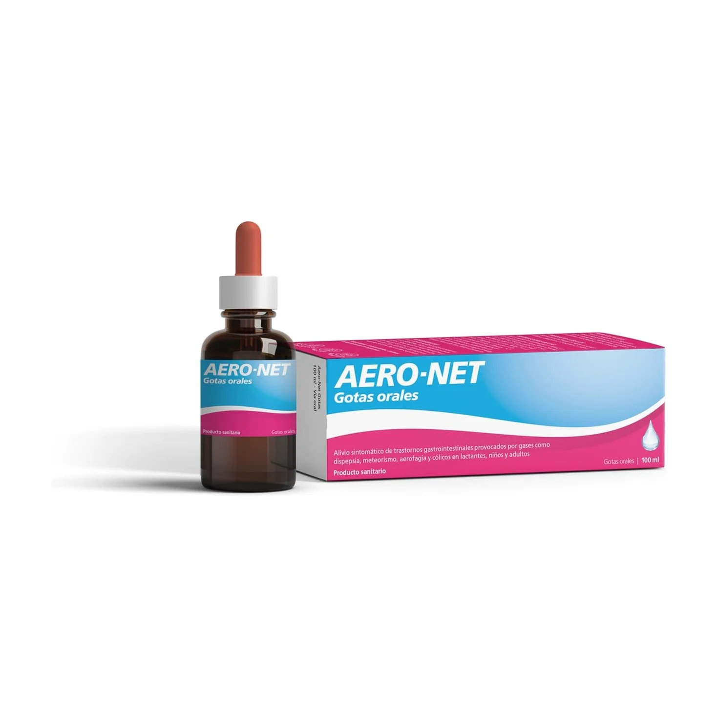 Gotas | Alivio gastrointestinal por gases | Sin conservantes, sin gluten, sin azúcares (100ml)