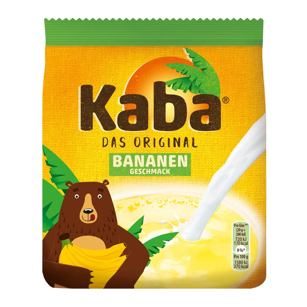 Kaba El original con sabor a plátano, ideal para compartir con la familia, 1 bolsa de 400 g.